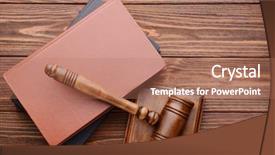  Presentation with sound - Amazing theme having codex - gavel with sound block backdrop and a coral colored foreground