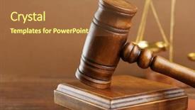  Presentation with judge - Presentation having codex - judge's gavel and scales background and a red colored foreground