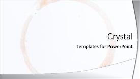  Presentation with coffe - Amazing PPT theme having coffe stains and splashes backdrop and a white colored foreground