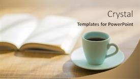  Presentation with coffee book - Amazing presentation having coffee and book backdrop and a lemonade colored foreground