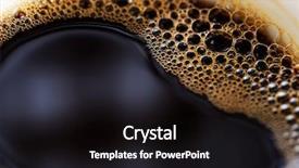  Presentation with coffee - Theme enhanced with coffee background background and a black colored foreground