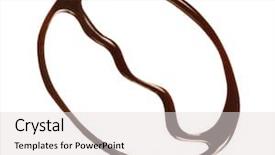  Presentation with coffee chocolate - PPT theme consisting of coffee bean made of liquid background and a lemonade colored foreground