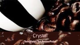  Presentation with coffee beans - Slide deck featuring coffee-beans-and-coffee-cup background and a wine colored foreground