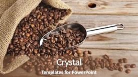  Presentation with stainless steel - Cool new presentation with up on wooden table background backdrop and a tawny brown colored foreground