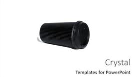  Presentation with black paper - Presentation theme with coffee-black-paper-coffee-cup and a  colored foreground