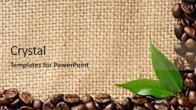  Presentation with border - Slide deck consisting of coffee border background and a coral colored foreground