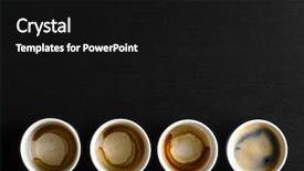  Presentation with hours of business operations - Colorful PPT theme enhanced with coffee break - working hours empty and full backdrop and a black colored foreground