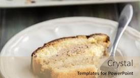  Presentation with bakery - Amazing presentation theme having coffee cake - delicious homemade better than from bakery backdrop and a coral colored foreground