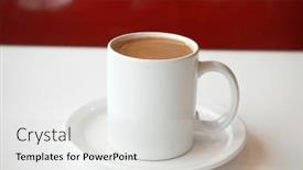  Presentation with black ceramic - PPT theme with coffee-cup-of-coffee-coffee background and a light gray colored foreground
