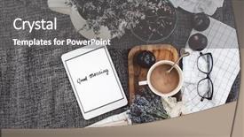  Presentation with blogger - Amazing theme having fruit breakfast with coffee backdrop and a dark gray colored foreground