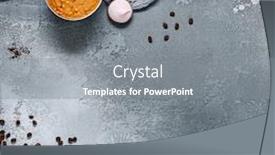  Presentation with beverages - PPT layouts consisting of coffee-drinks-with-appetizing-foam background and a gray colored foreground