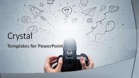  Presentation with doodle - Audience pleasing theme consisting of coffee gallery - naked hand photo shooting backdrop and a  colored foreground