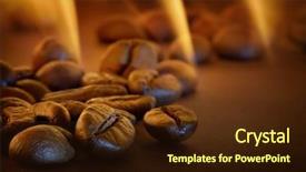  Presentation with grains - Slides consisting of grilled rolls of bread lavash with cheese suluguni background and a lemonade colored foreground