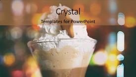  Presentation with coffe - PPT layouts with coffee mocha or mocaccino sweet background and a  colored foreground