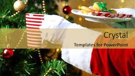  Presentation with cookies - Colorful slide set enhanced with astronomy - top-down view of tunisia hightlighted backdrop and a yellow colored foreground