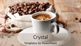  Presentation with coffee - Cool new presentation with coffee on the table backdrop and a mint green colored foreground