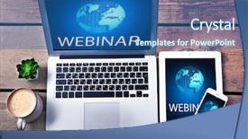  Presentation with cup coffee - Amazing slides having electronic discovery - different modern devices with cup backdrop and a ocean colored foreground