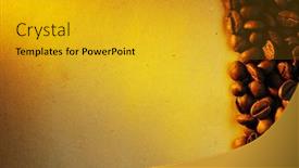  Presentation with old paper - Presentation enhanced with coffee-over-old-paper-background background and a gold colored foreground