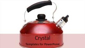  Presentation with teapot - Slide deck enhanced with biomass word on digital touch screen background background and a teal colored foreground