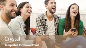  Presentation with fun meeting - Slides with coffee shop and having fun background and a coral colored foreground