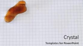  Presentation with coffee recipe - PPT layouts with coffee spill background and a sky blue colored foreground