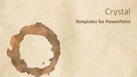  Presentation with old paper - Amazing presentation having coffee-stain-on-old-paper backdrop and a lemonade colored foreground