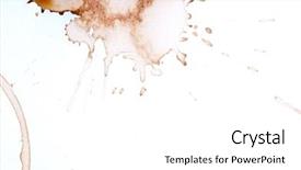  Presentation with coffee - Colorful presentation theme enhanced with coffee stain backdrop and a white colored foreground