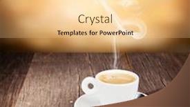  Presentation with free work life balance - Theme consisting of coffee still life with free space for text background and a blonde colored foreground