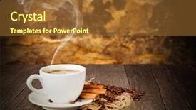  Presentation with free - PPT layouts having coffee still life with free background and a  colored foreground