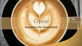  Presentation with rich - Beautiful theme featuring coffee with hot rich latte art in the foam on top coffee and latte coffee are the most popular beverage in the world backdrop and a yellow colored foreground