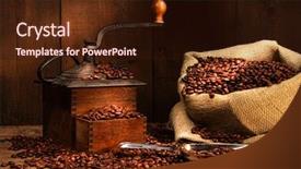  Presentation with coffee - Colorful PPT layouts enhanced with coffee backdrop and a wine colored foreground