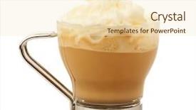  Presentation with cold coffee - Cool new presentation theme with coffee backdrop and a cream colored foreground