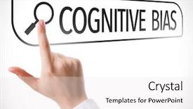  Presentation with cognitive bias - Theme enhanced with cognitive bias written in search background and a white colored foreground