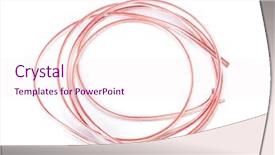  Presentation with wires - Theme consisting of coil of wires isolated background and a pink colored foreground