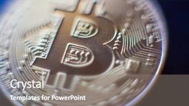  Presentation with extreme - Slide set featuring coin extreme closeup macro gold background and a  colored foreground