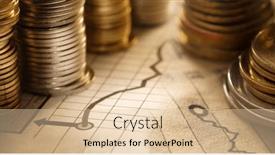  Presentation with newspaper - PPT layouts enhanced with coin-on-newspaper-chart-business background and a lemonade colored foreground