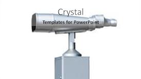  Presentation with binocular - Slides enhanced with coin-operated-telescope-or-binocular background and a white colored foreground