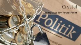  Presentation with money - Slide deck with coins-in-money-jar background and a  colored foreground