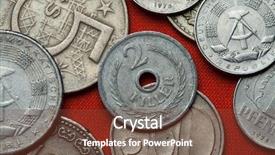  Presentation with communist - Amazing PPT theme having coins of communist hungary hungarian backdrop and a tawny brown colored foreground