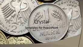  Presentation with deutsche deutsch rottweiler guard dog - Slide deck consisting of coins of germany old deutsche background and a light gray colored foreground