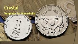  Presentation with tribes of israel - Amazing slides having coins of israel two cornucopia backdrop and a coral colored foreground