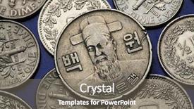  Presentation with naval - Beautiful PPT theme featuring effect of moire upholstery fabric black captured meringue effect regular black spots on light background the background is white and green backdrop and a ocean colored foreground.