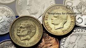  Presentation with swedish - Audience pleasing slides consisting of coins of sweden king carl xvi gustaf of sweden depicted in swedish krona coins backdrop and a mint green colored foreground