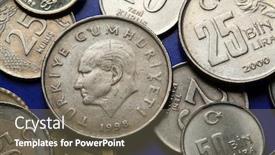  Presentation with turkey - Audience pleasing PPT layouts consisting of coins-of-turkey-mustafa-kemal backdrop and a gray colored foreground