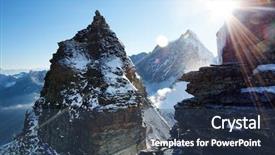  Presentation with italy puzzle - Cool new slides with col du leone matterhorn italy backdrop and a  colored foreground