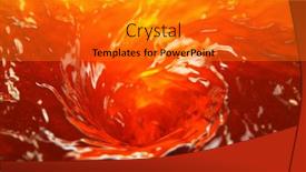  Presentation with freeze - Audience pleasing PPT theme consisting of cola-twister-freeze-motion backdrop and a gold colored foreground