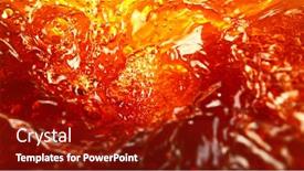  Presentation with motion - Beautiful theme featuring cola-twister-freeze-motion backdrop and a crimson colored foreground