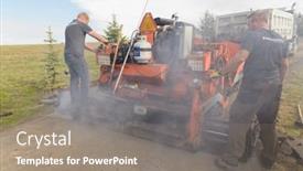  Presentation with black road - 