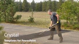  Presentation with black road - 