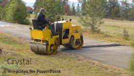  Presentation with black road - 